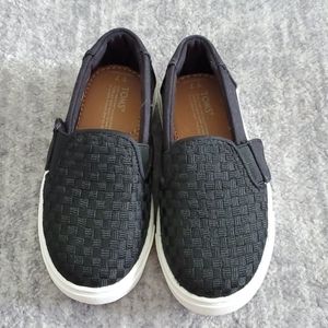 New Toddler Toms Luca Black Basketweave